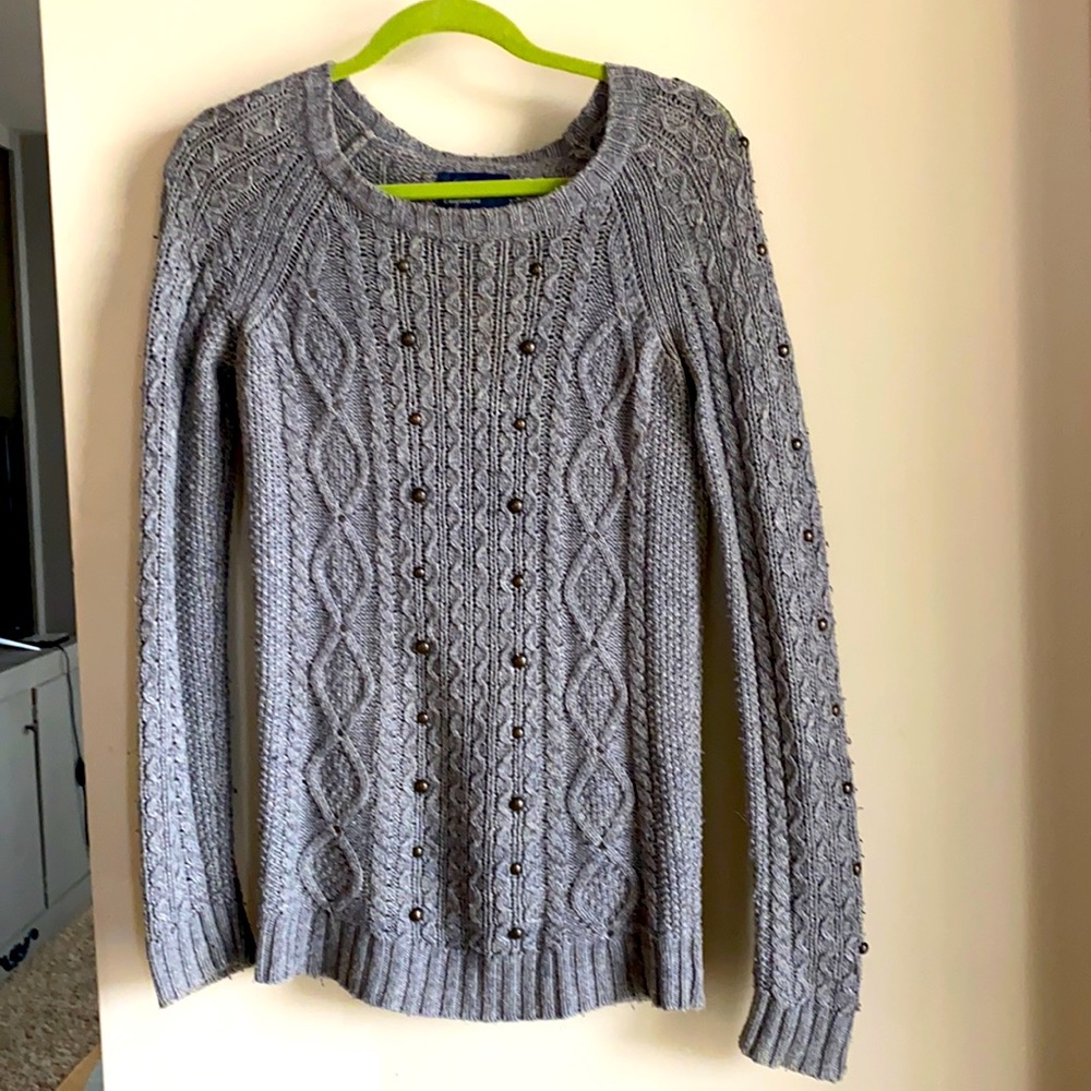 American Eagle- Size XS Grey Sweater